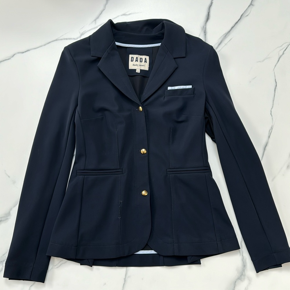 HOLD Dada Alme Equestrian Show Jacket Navy Medium